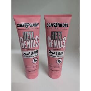Soap & Glory Heel Genius Hydrating Foot Cream 4.2 Oz Lot Of 2